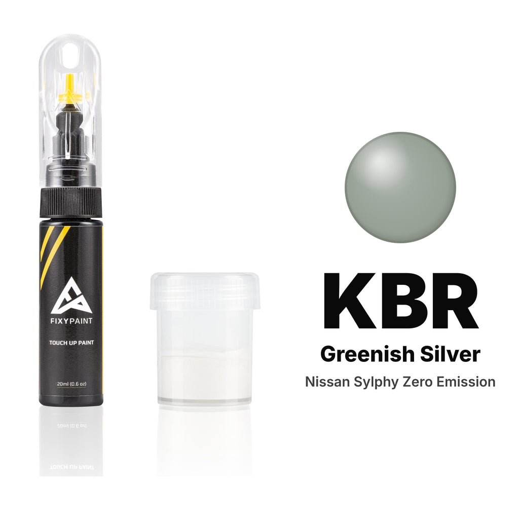 Lackstift für Nissan Sylphy Zero Emission – KBR Greenish Silver (ab 2022), Set Standard