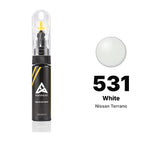Touch-up paint for Nissan Terrano 531 White, Basic kit