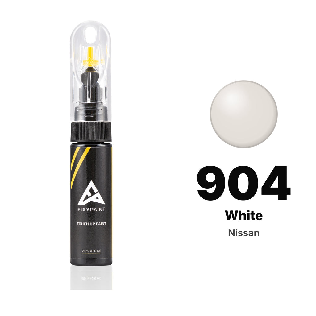 Touch-up paint for Nissan 904 White, Basic kit