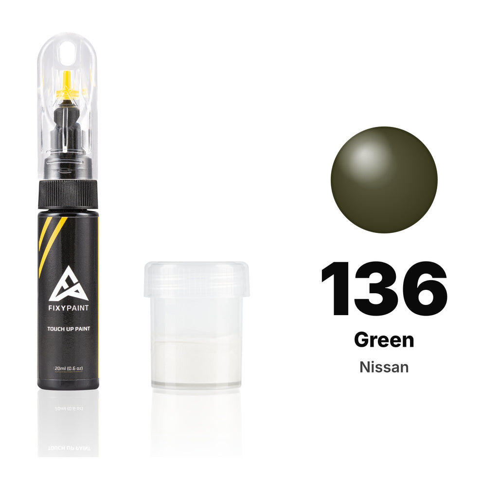 Touch-up paint for Nissan 136 Green, Standard kit