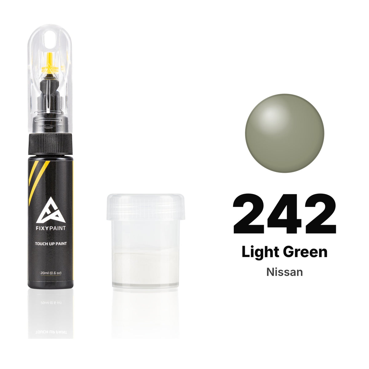 Touch-up paint for Nissan 242 Light Green, Standard kit