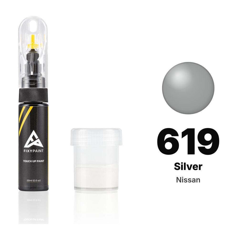 Touch-up paint for Nissan 619 Silver, Standard kit