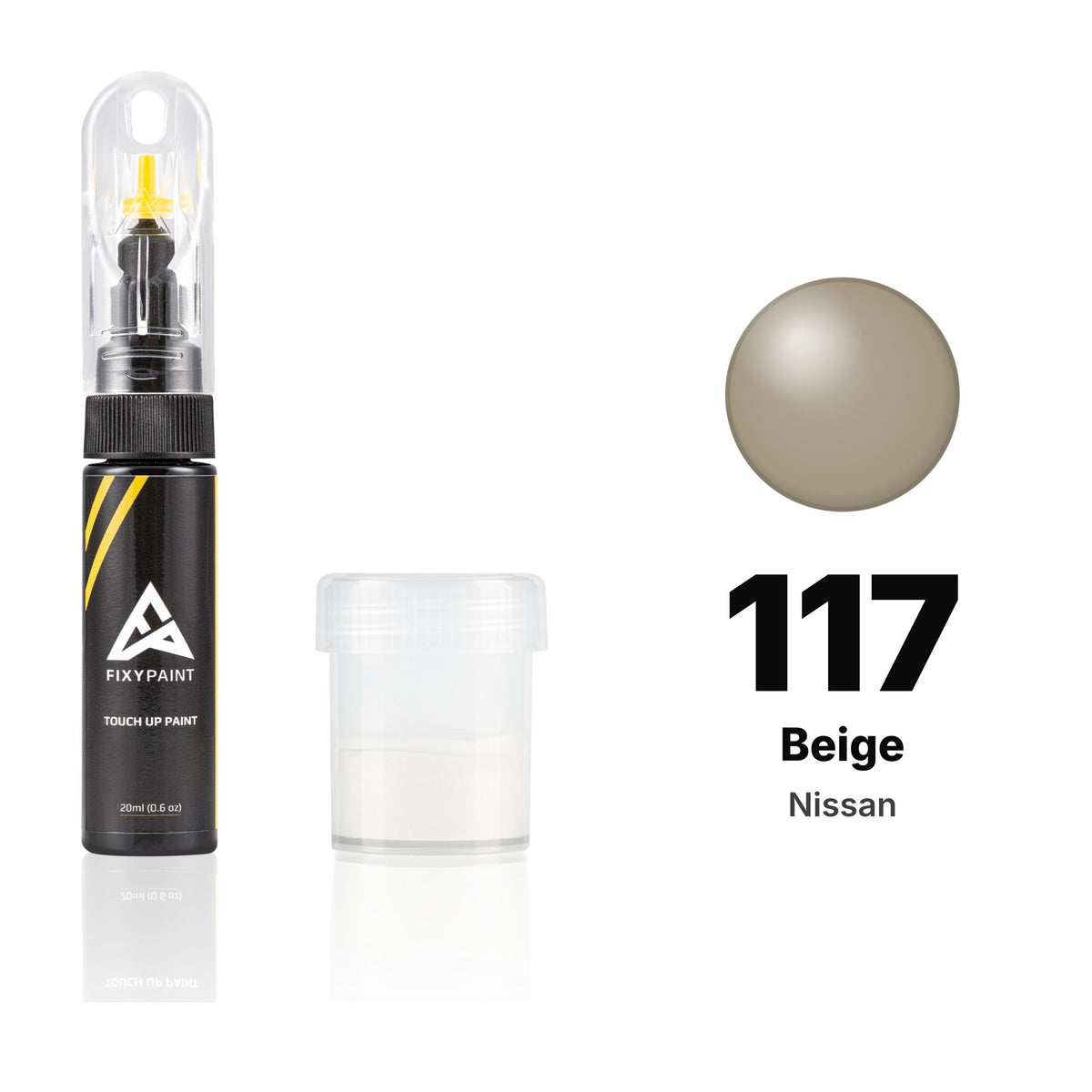 Touch-up paint for Nissan 117 Beige, Standard kit