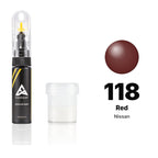 Touch-up paint for Nissan 118 Red, Standard kit