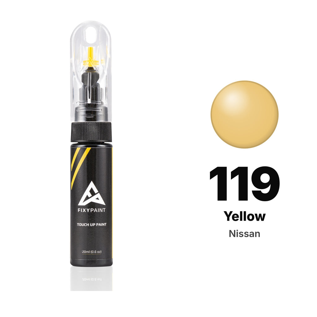 Touch-up paint for Nissan 119 Yellow, Basic kit