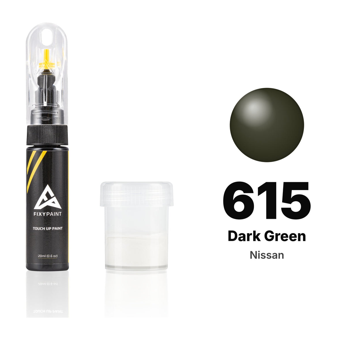 Touch-up paint for Nissan 615 Dark Green, Standard kit