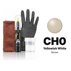 Touch-up paint for Nissan CH0 Yellowish White, Complete kit