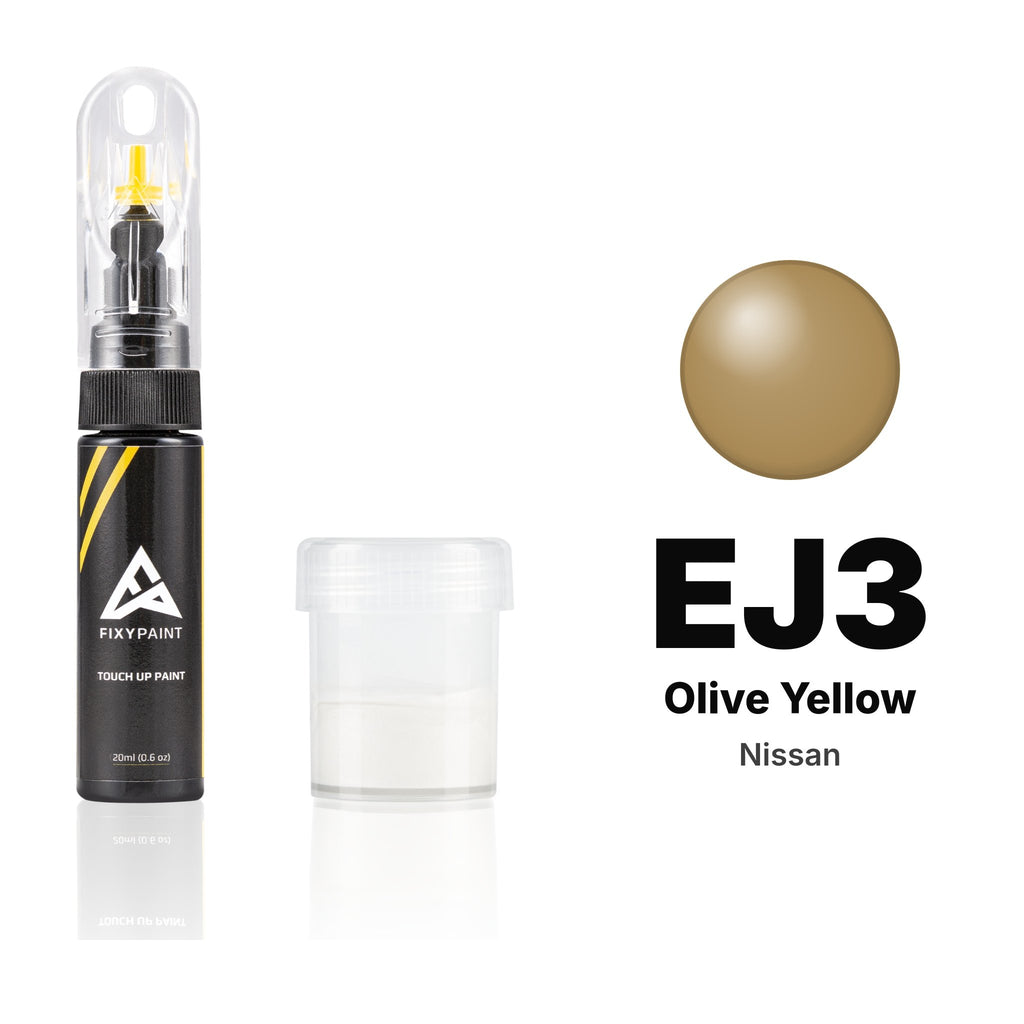 Touch-up paint for Nissan EJ3 Olive Yellow, Standard kit