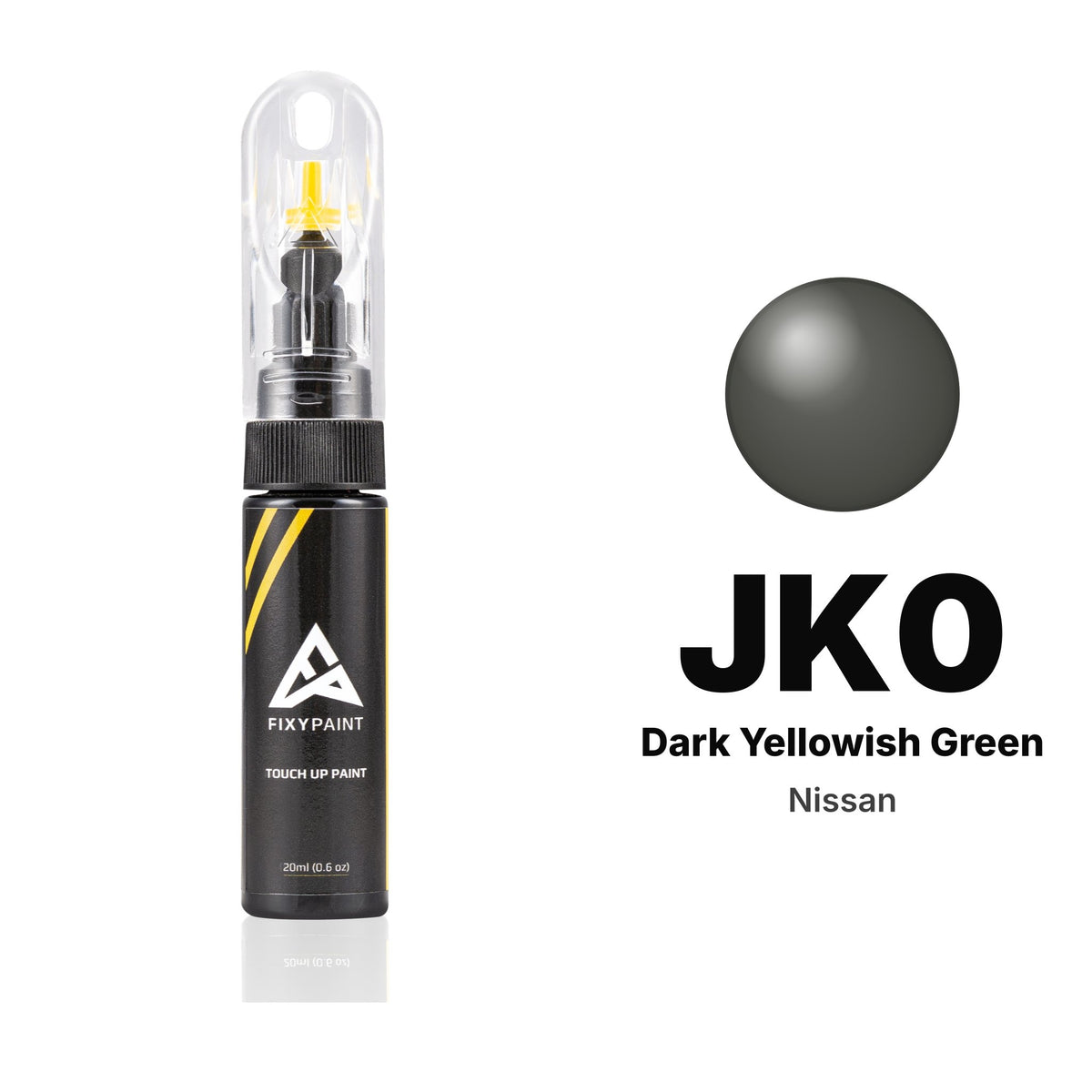 Vernice ritocco per Nissan – JK0 Dark Yellowish Green (tutti i modelli, 1990–1992), kit Base