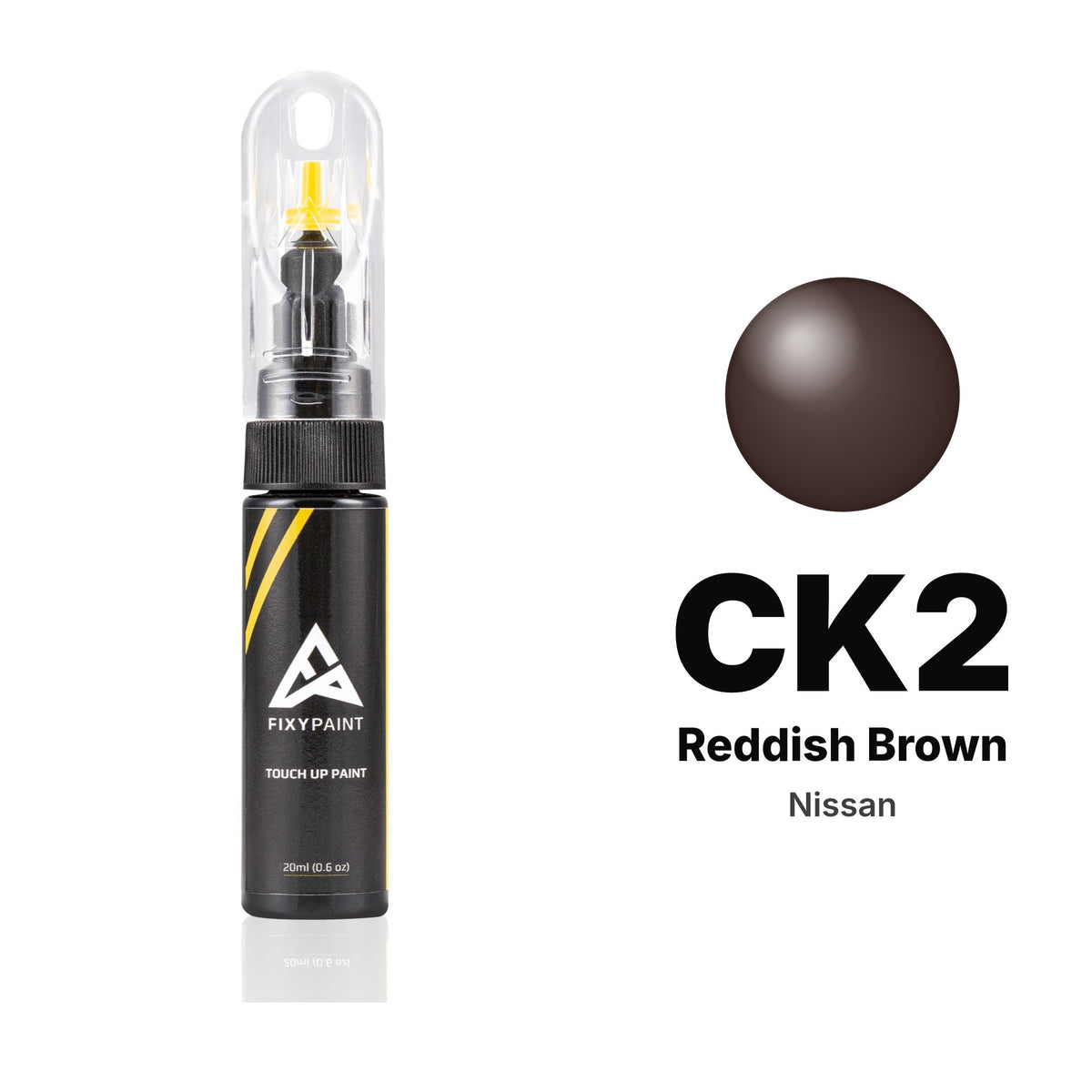 Touch-up paint for Nissan CK2 Reddish Brown, Basic kit