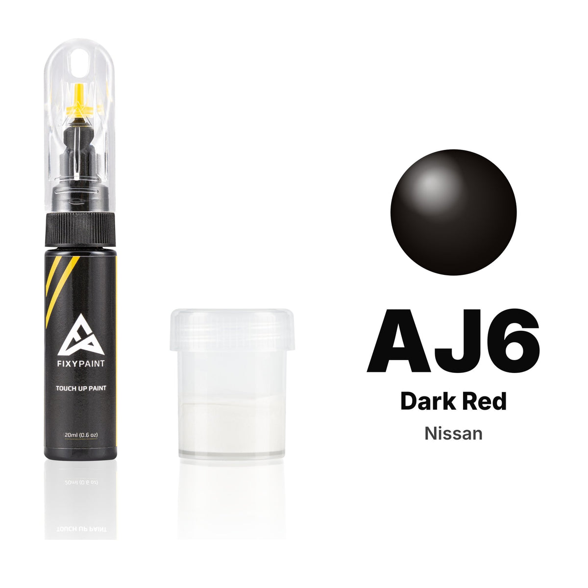 Touch-up paint for Nissan AJ6 Dark Red, Standard kit