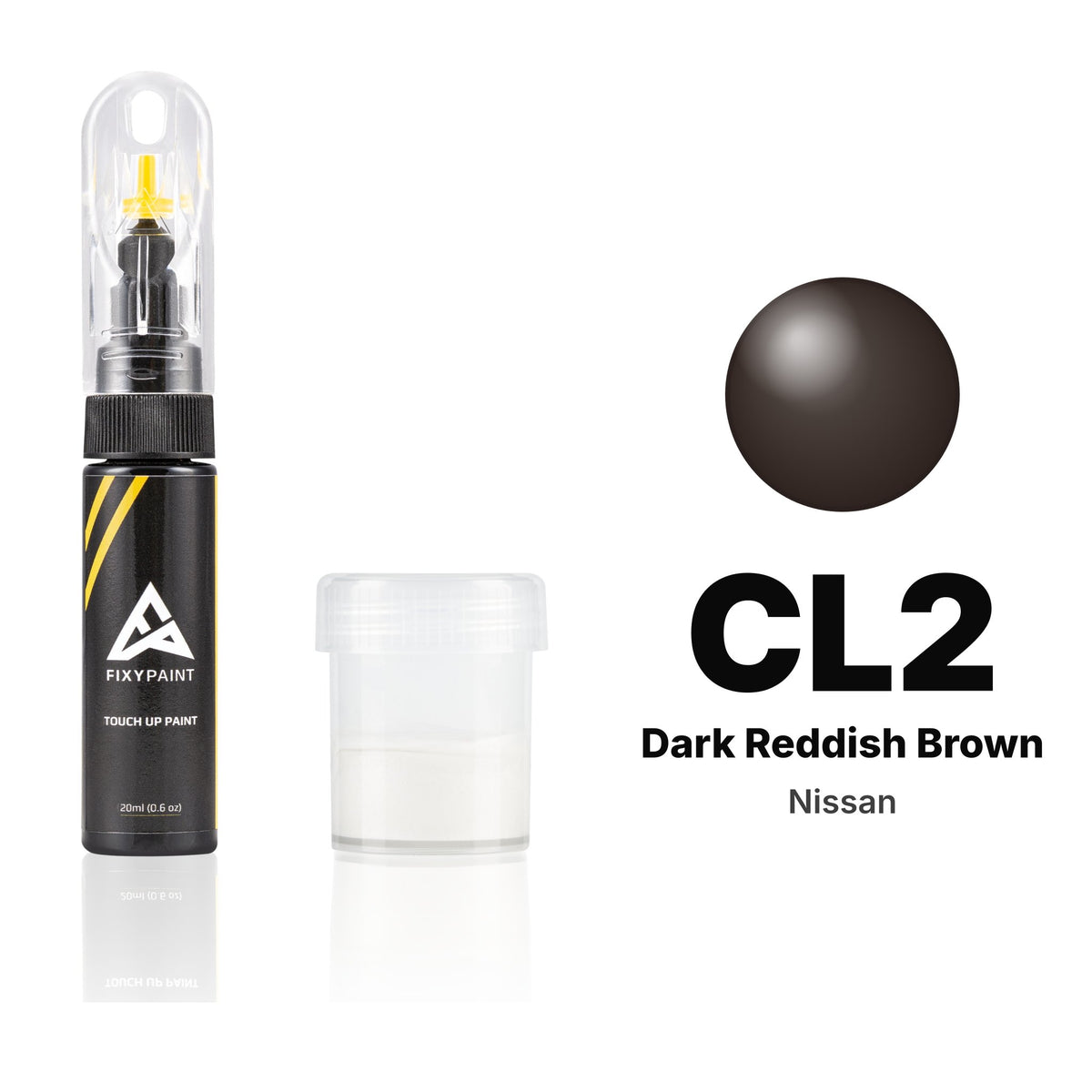 Touch-up paint for Nissan CL2 Dark Reddish Brown, Standard kit