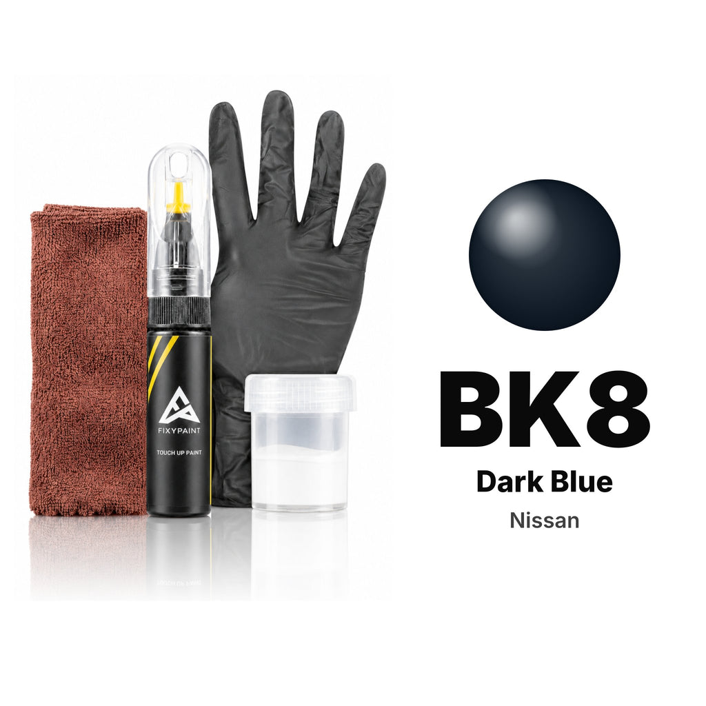 Touch-up paint for Nissan BK8 Dark Blue, Complete kit