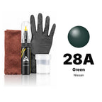 Touch-up paint for Nissan 28A Green, Complete kit
