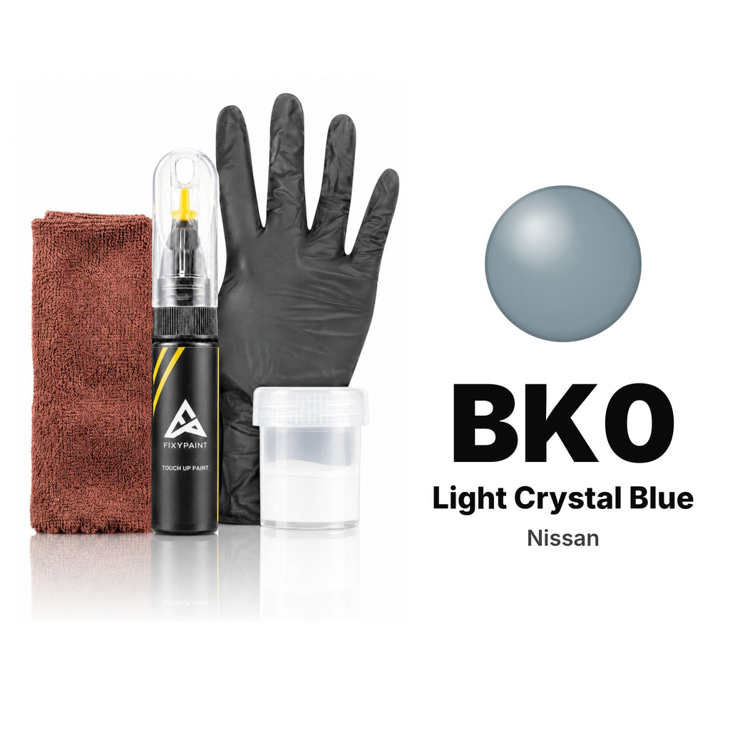 Touch-up paint for Nissan BK0 Light Crystal Blue, Complete kit