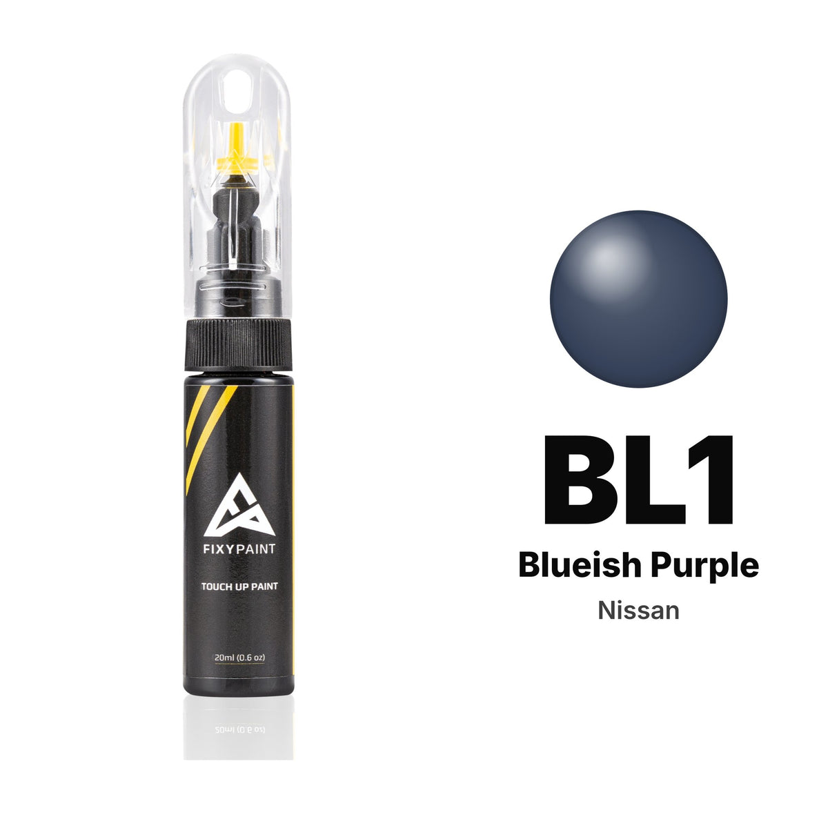 Touch-up paint for Nissan BL1 Blueish Purple, Basic kit
