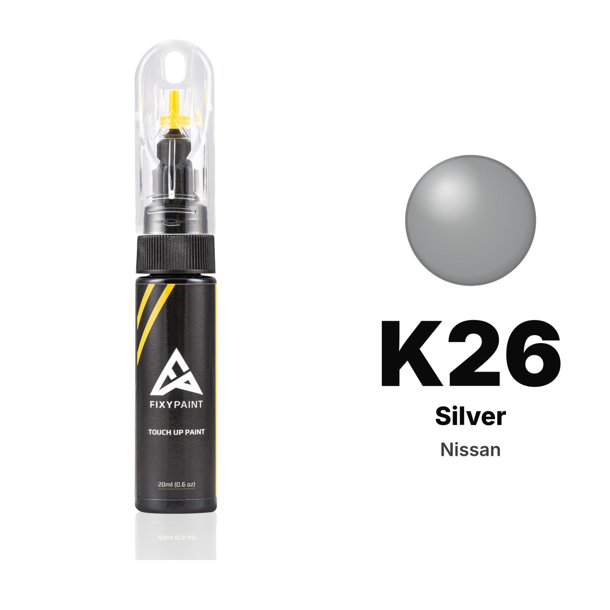 Nissan K26 Silver touch-up paint, Basic kit