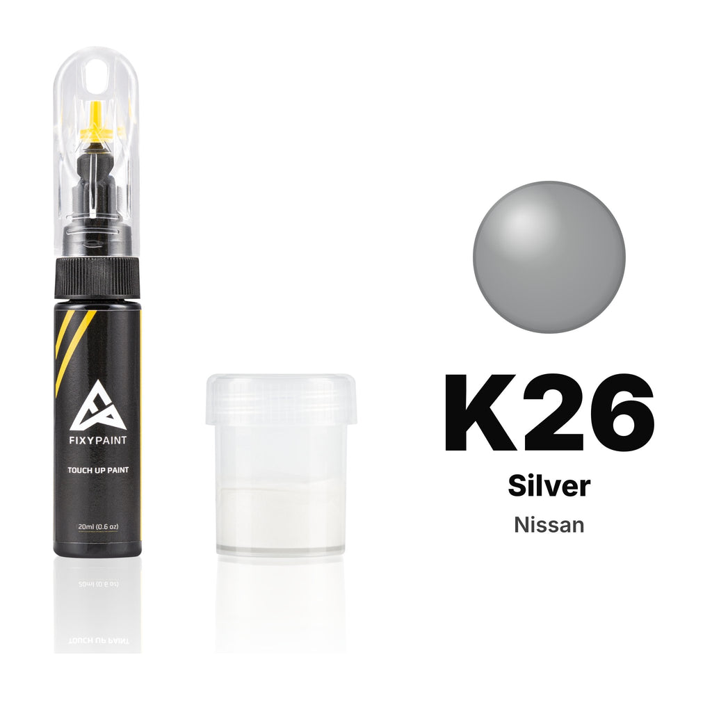 Touch-up paint for Nissan K26 Silver, Standard kit
