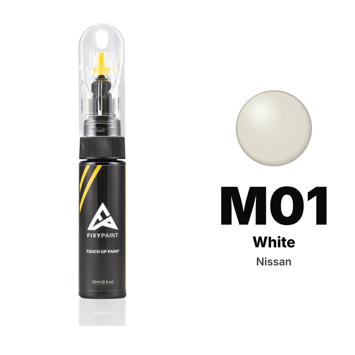 Touch-up paint for Nissan M01 White, Basic kit