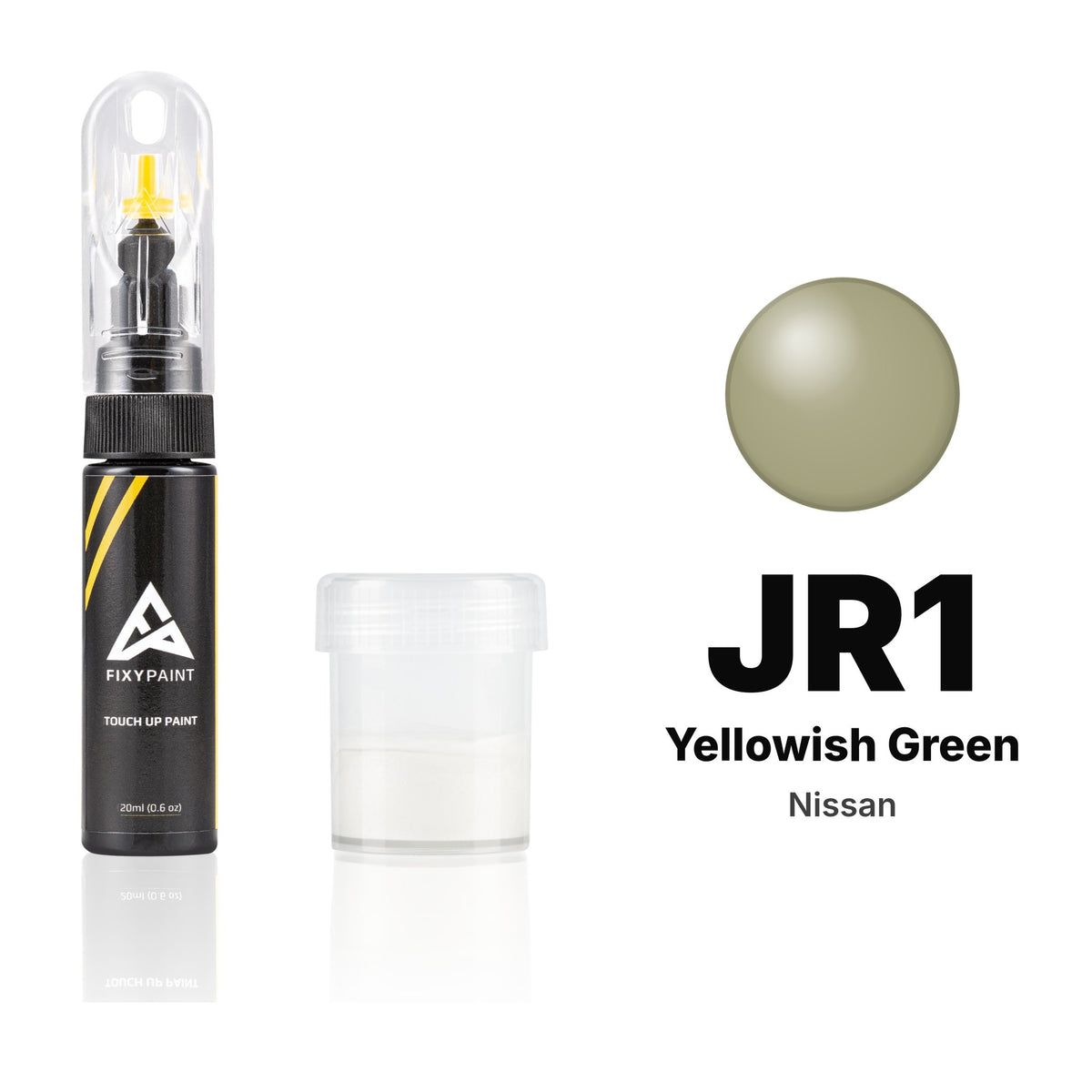 Touch-up paint for Nissan JR1 Yellowish Green, Standard kit