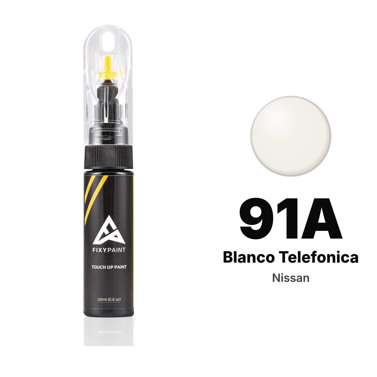 Touch-up paint for Nissan 91A Blanco Telefonica, Basic kit