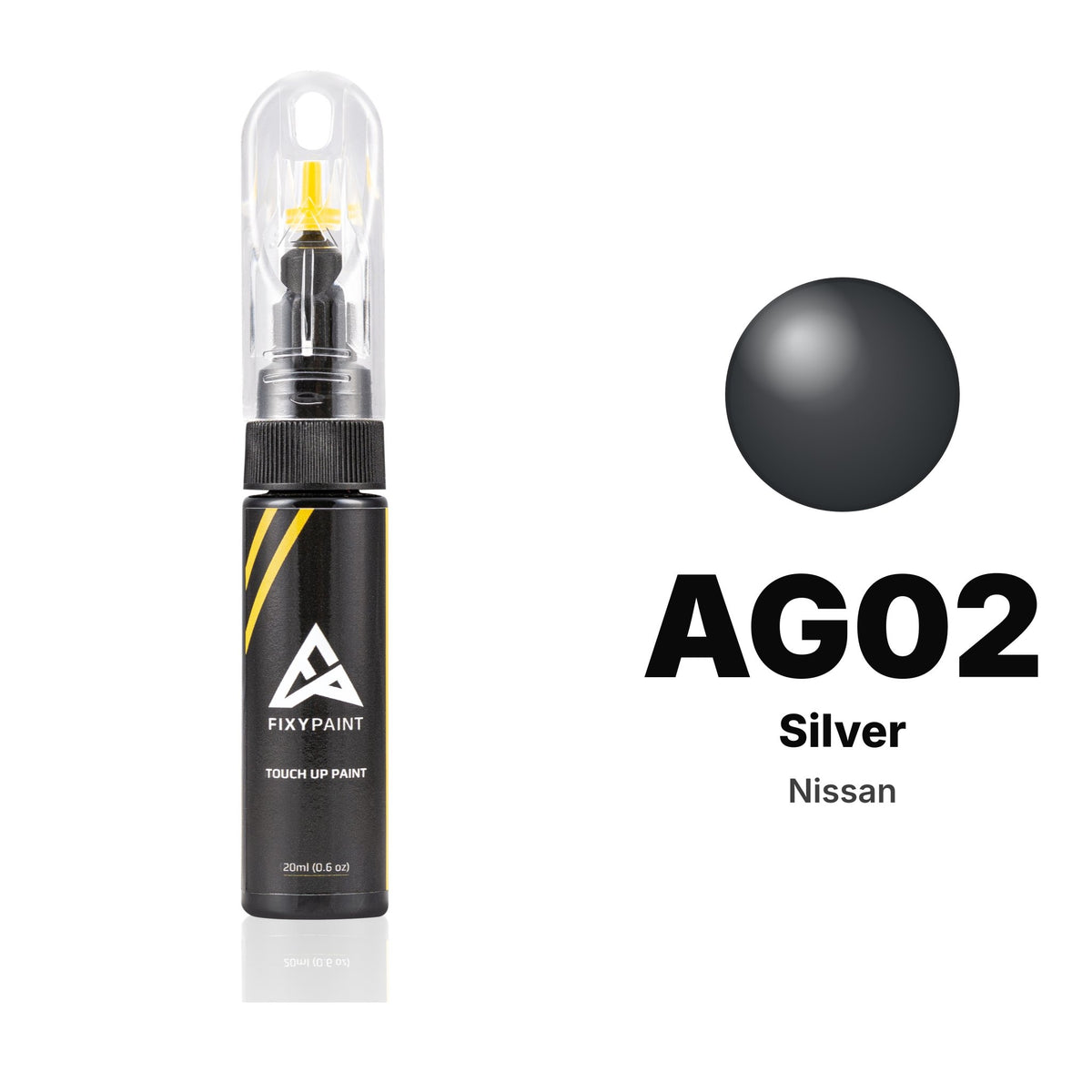 Touch-up paint for Nissan AG02 Silver, Basic kit