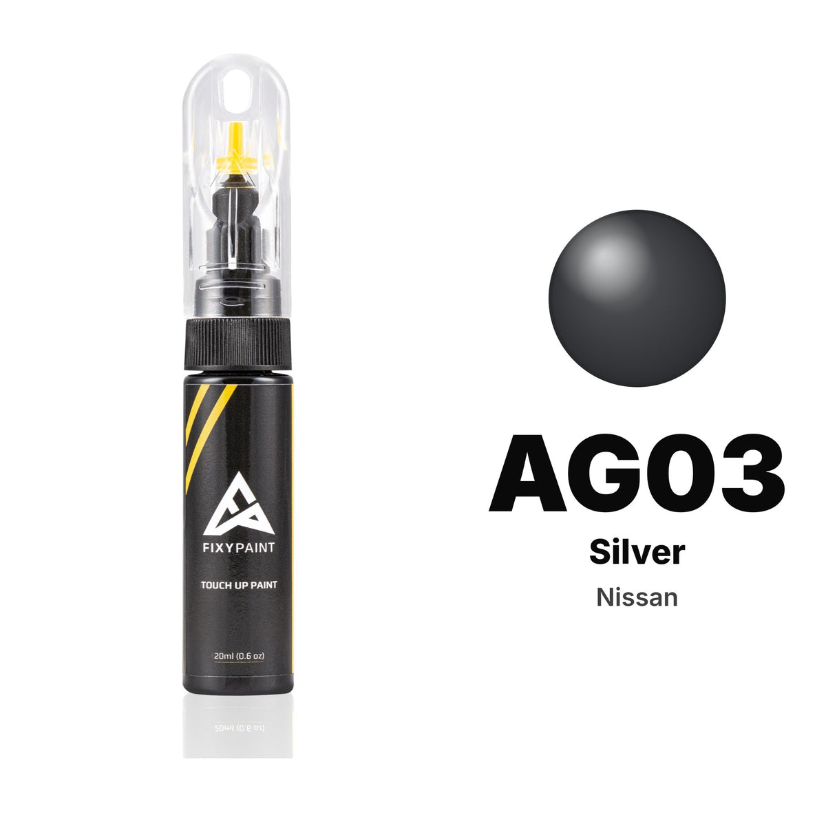 Touch-up paint for Nissan AG03 Silver, Basic kit