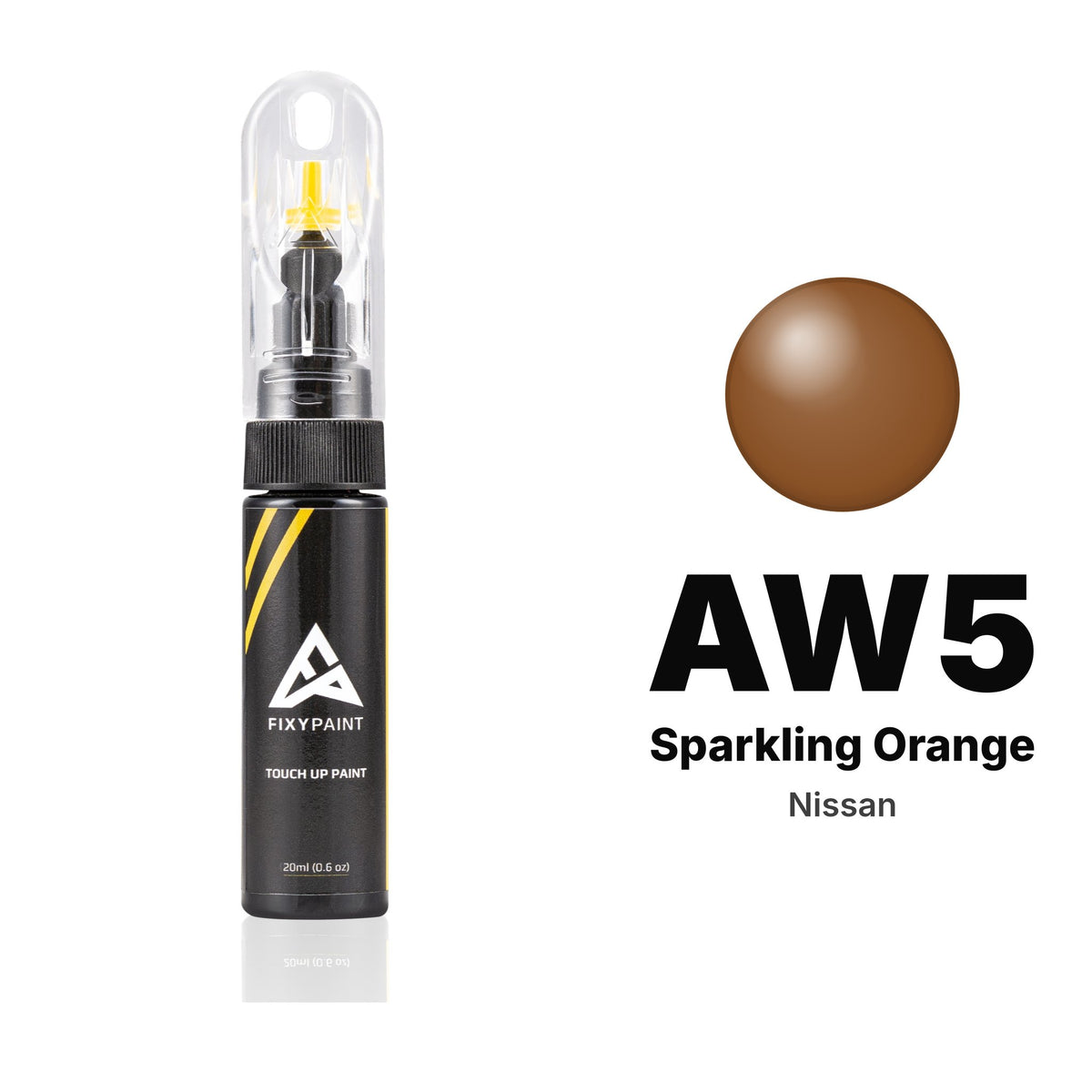 Touch-up paint for Nissan AW5 Sparkling Orange, Basic kit