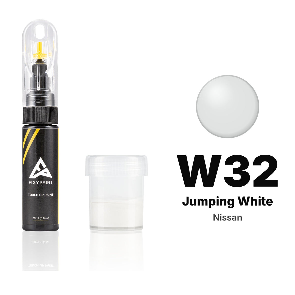 Touch-up paint for Nissan W32 Jumping White, Standard kit