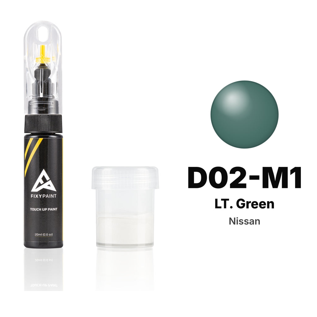 Lackstift für Nissan – D02-M1 LT. Green (alle Modelle, 2000–2004), Set Standard