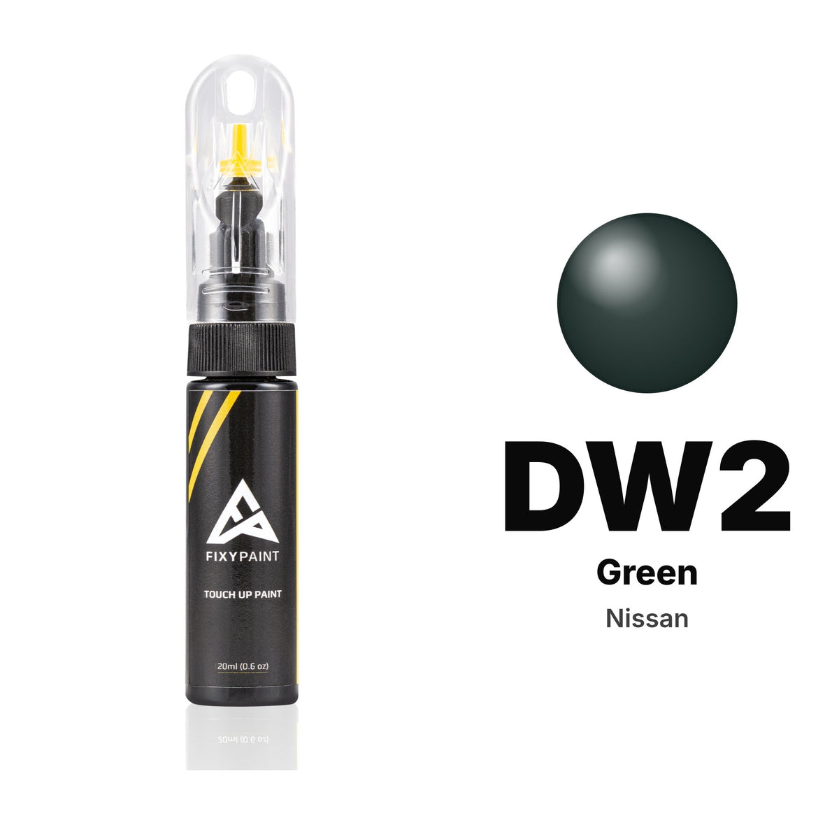 Nissan DW2 Green touch-up paint, Basic kit