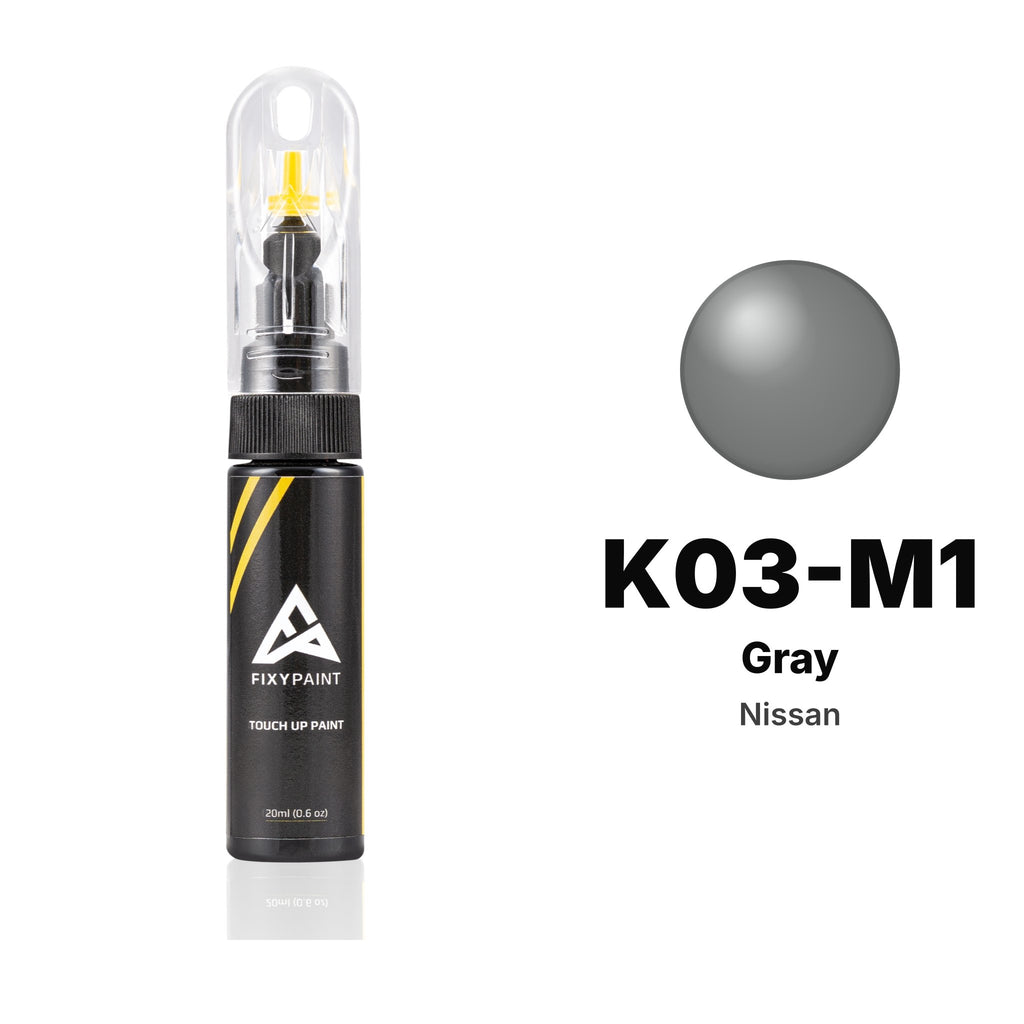 Peinture de retouche pour Nissan – K03-M1 Gray (tous modèles, 2000–2004), kit Basique