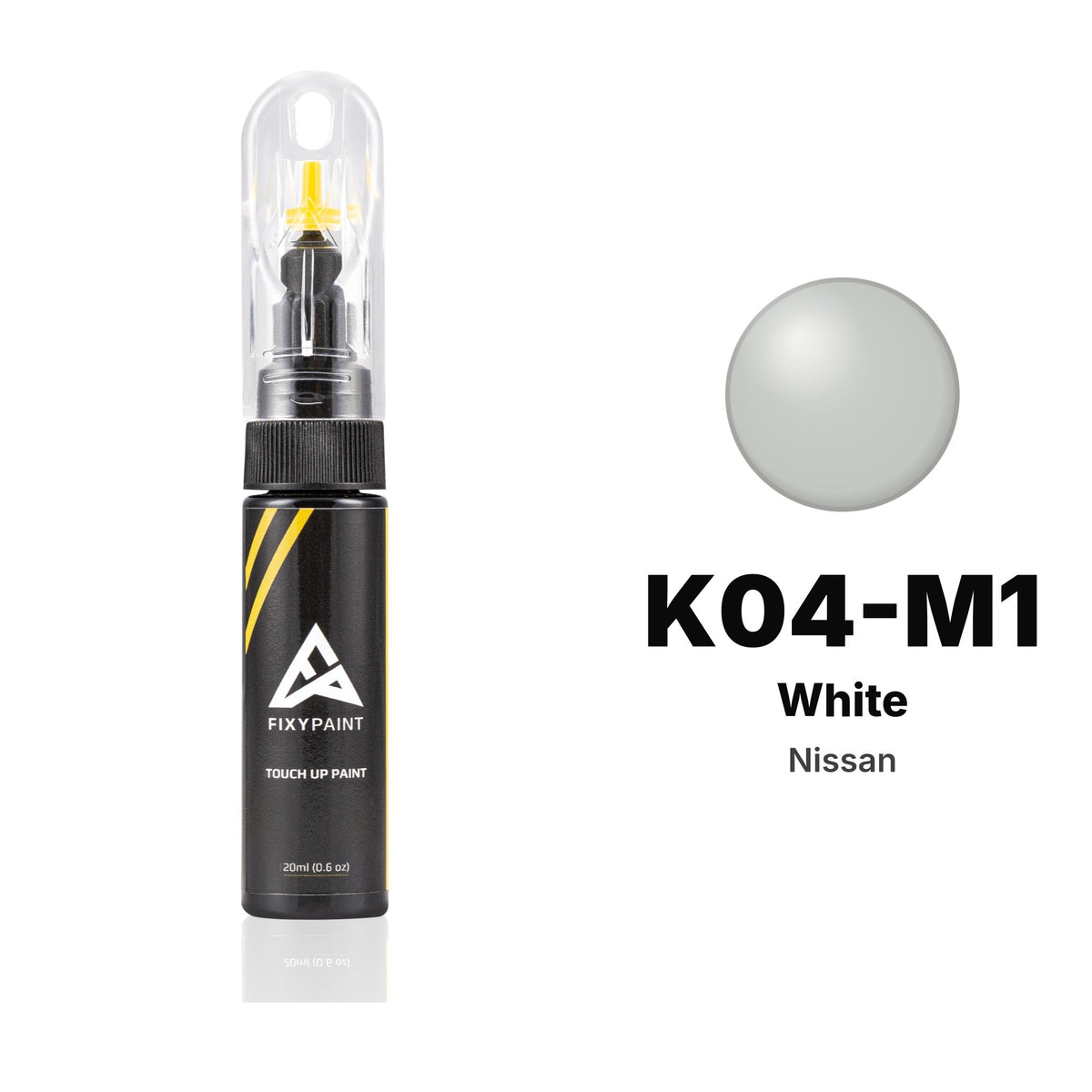 Lackstift für Nissan – K04-M1 White (alle Modelle, 2000–2004), Set Basis