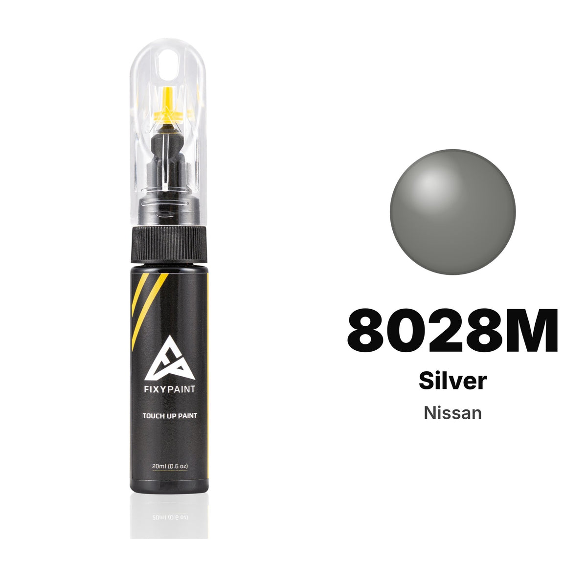 Lackstift für Nissan – 8028M Silver (alle Modelle, ab 2000), Set Basis