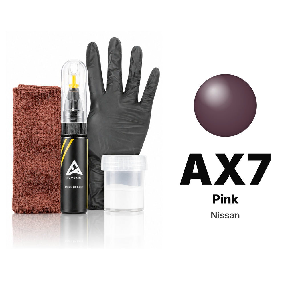 Touch-up paint for Nissan AX7 Pink, Complete kit
