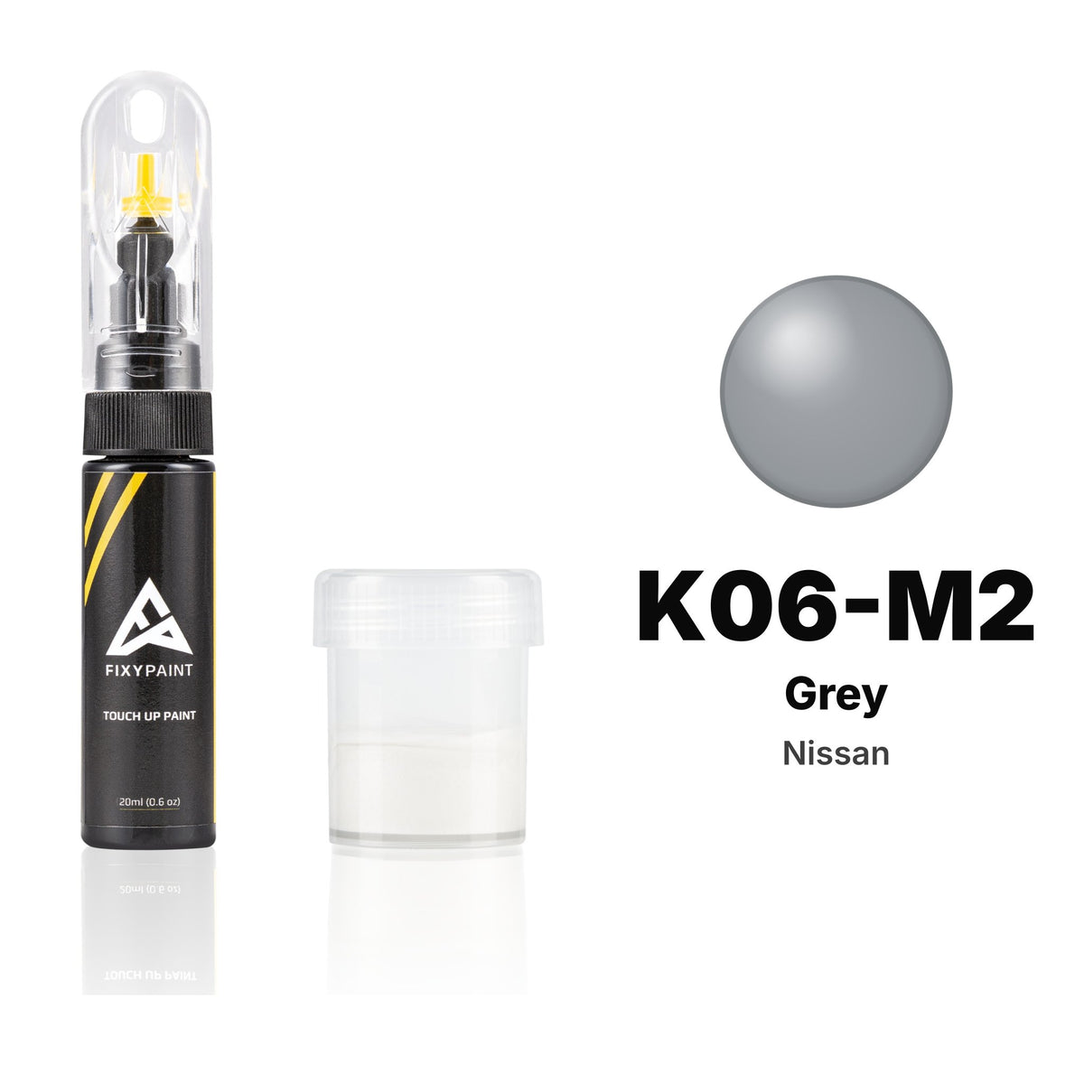 Lackstift für Nissan – K06-M2 Grey (alle Modelle, 2001–2004), Set Standard