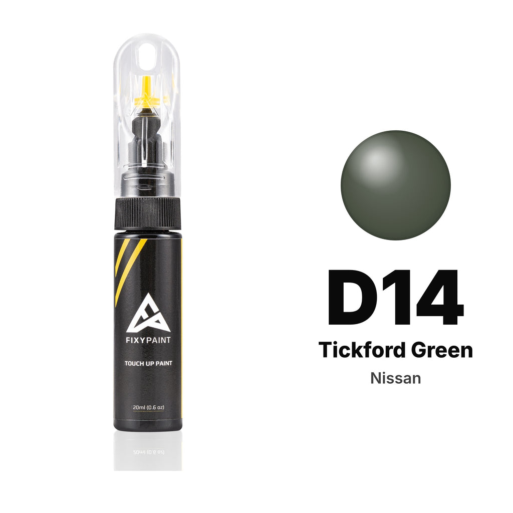 Touch-up paint for Nissan D14 Tickford Green, Basic kit