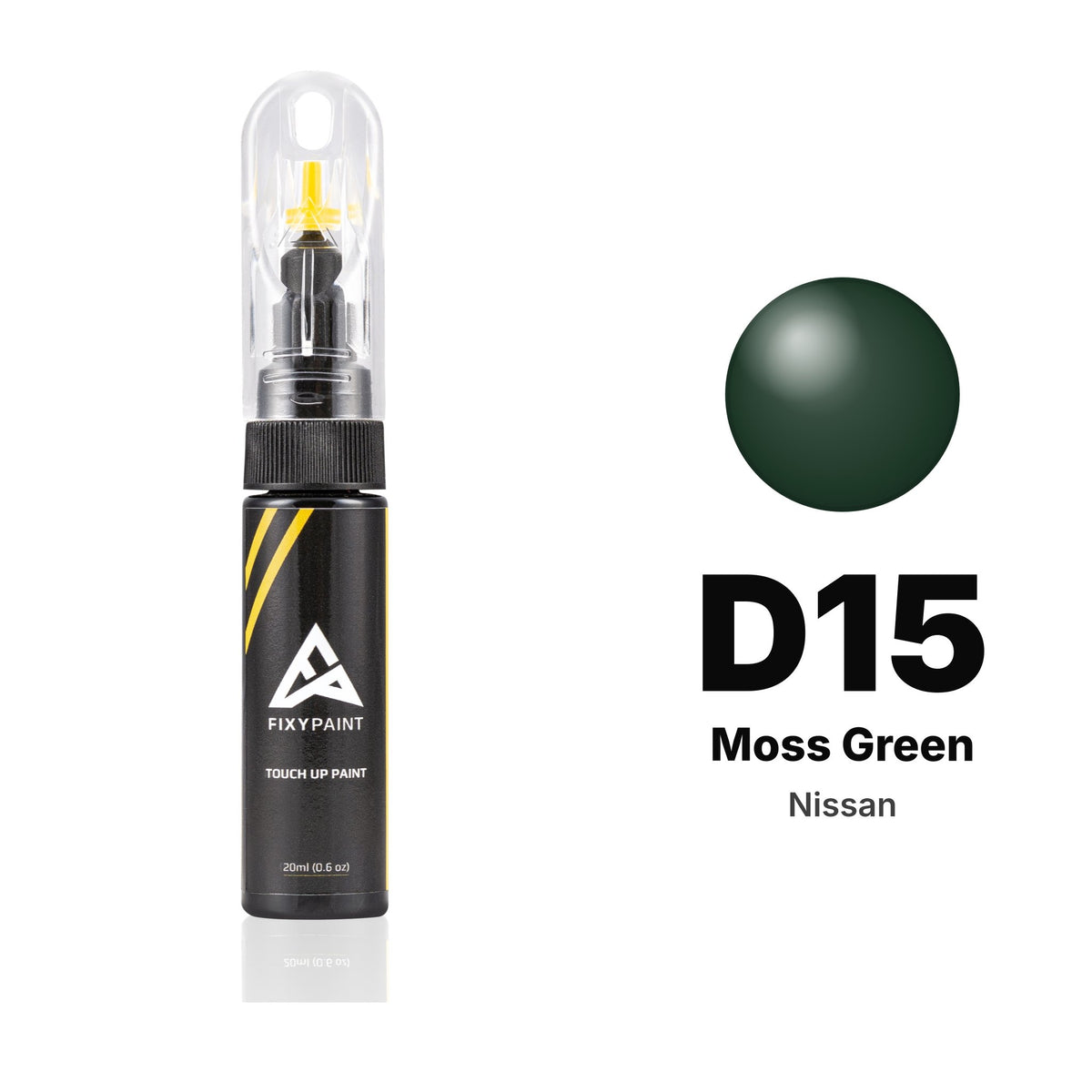 Nissan D15 Moss Green touch-up paint, Basic kit