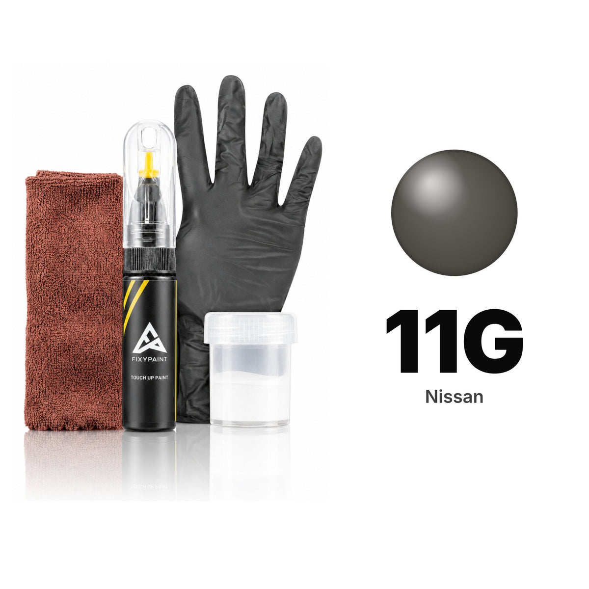 Touch-up paint for Nissan 11G, Complete kit