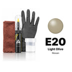 Touch-up paint for Nissan E20 Light Olive, Complete kit