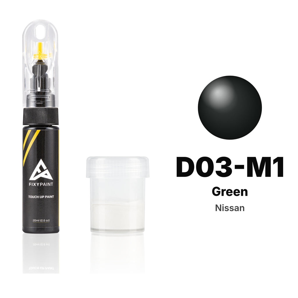 Touch-up paint for Nissan D03-M1 Green, Standard kit