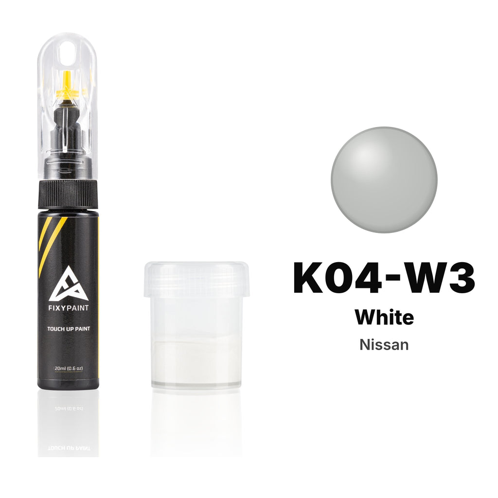 Touch-up paint for Nissan K04-W3 White, Standard kit