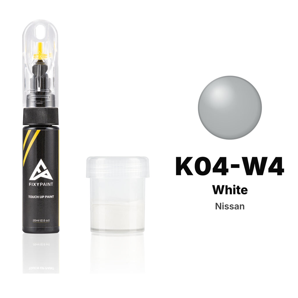 Touch-up paint for Nissan K04-W4 White, Standard kit