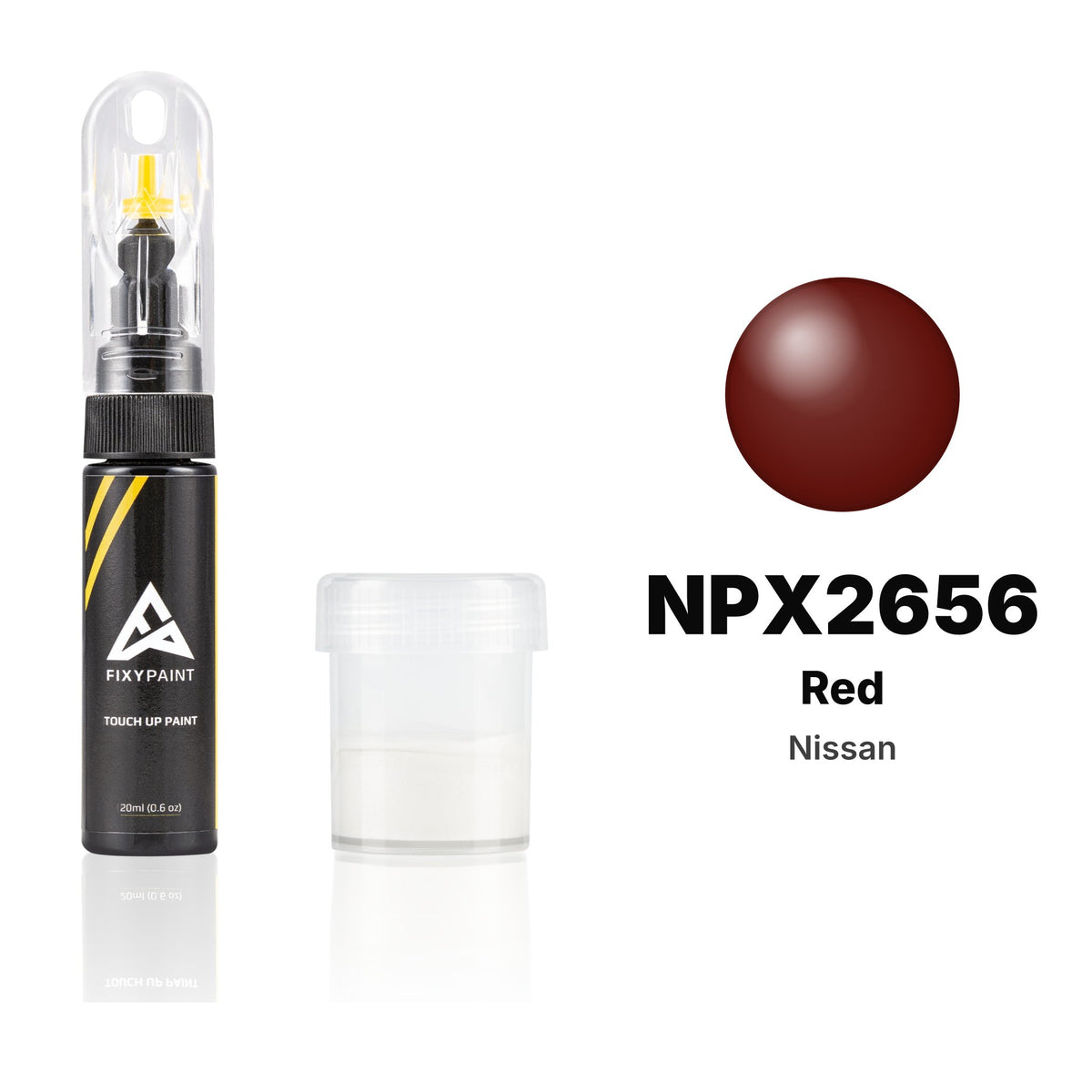 Peinture de retouche pour Nissan – NPX2656 Red (tous modèles, 2006–2007), kit Standard