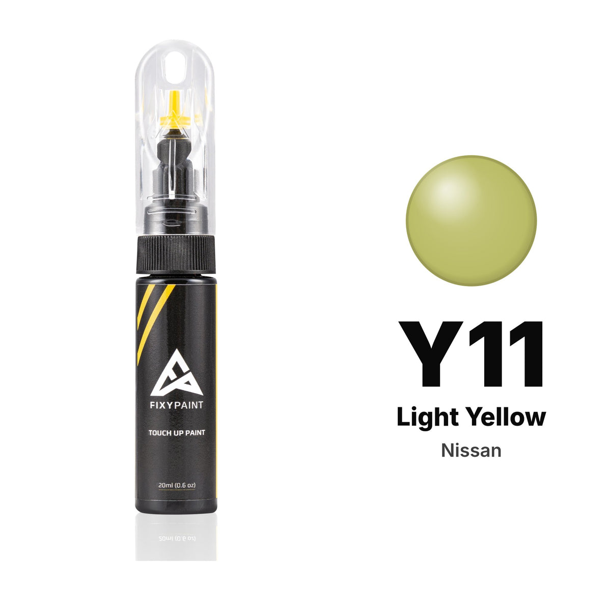 Touch-up paint for Nissan Y11 Light Yellow, Basic kit