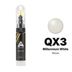 Touch-up paint for Nissan QX3 Millennium White, Basic kit