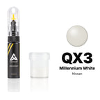 Touch-up paint for Nissan QX3 Millennium White, Standard kit