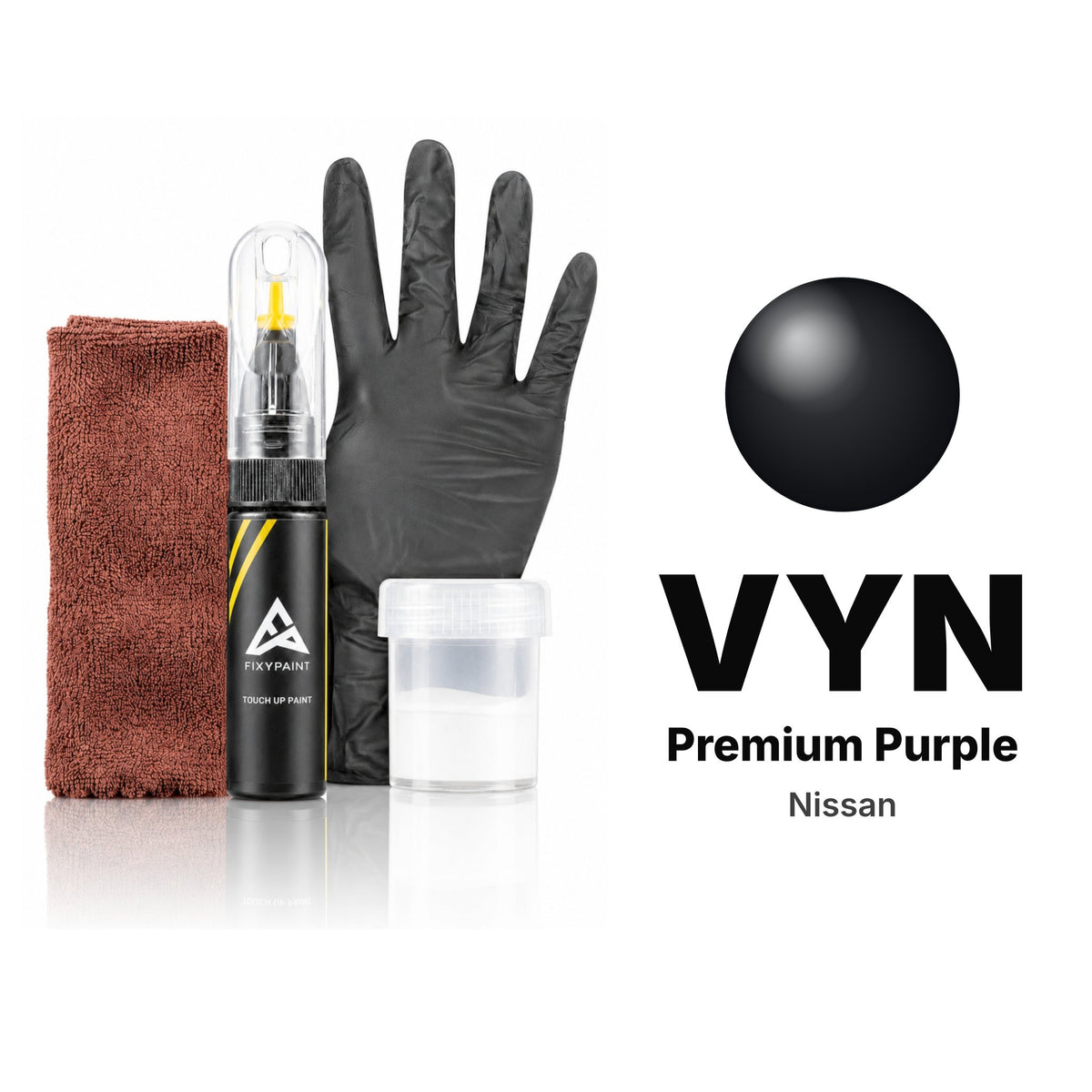 Lackstift für Nissan – VYN Premium Purple (alle Modelle, 2013–2017), Set Komplett