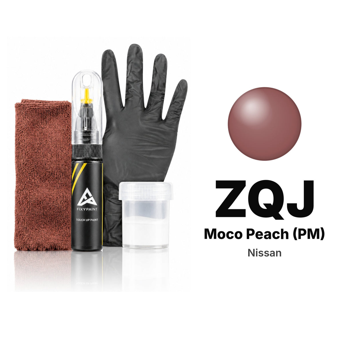 Touch-up paint for Nissan ZQJ Moco Peach (PM), Complete kit