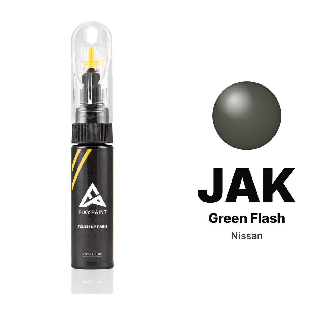 Touch-up paint for Nissan JAK Green Flash, Basic kit